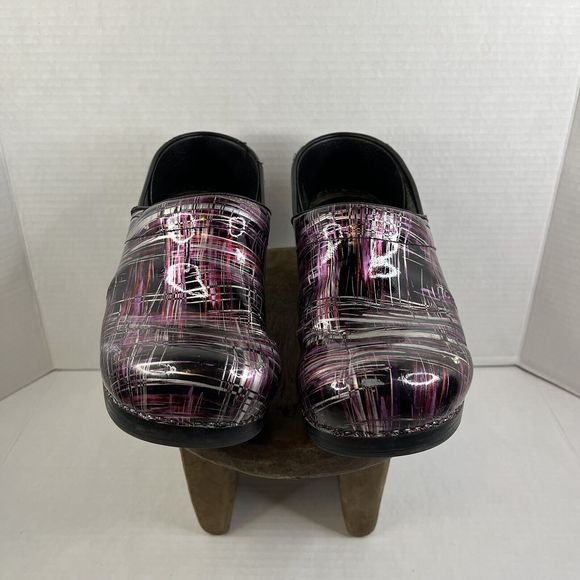 Women's Dansko Clogs - Comfortable Professional Shoes - Used 10.5-11 purple - Picture 1 of 13